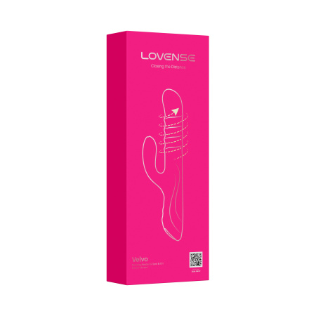 LOVENSE Velvo - вибратор-кролик с вращающимися шариками и мобильным управлением